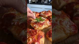 PizzateigRecycling😍 pizza backen rezept fy fyp [upl. by Gerius]