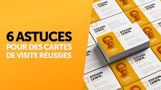 6 astuces pour imprimer des cartes de visite réussies [upl. by Sweet1]