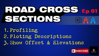 Road Cross Sections  using Offset amp Elevations  AutoCAD 2021  Easy Method 2021 [upl. by Zoilla102]