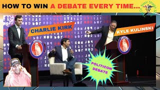 CHARLIE KIRK DESTROYS KYLE KULINSKI How to Win A Debate With FACTS [upl. by Danika]