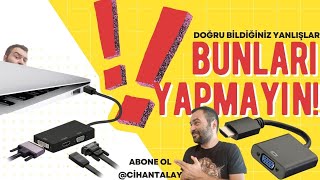 Görüntü Aktarımı Nasıl Yapılır VGA TO HDMI [upl. by Stephenie]