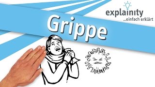 Grippe einfach erklärt explainity® Erklärvideo [upl. by Ted]