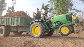 चढ़ाई पे चढ़ते ही 5 ट्रेक्टरों से भिड़ गया अकेला 40 HP का ट्रेक्टर Johandeere 5105 Vs arjun 555 Vs 585 [upl. by Griffie176]