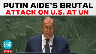 Russia At UNGA LIVE  Putin Aide’s Scathing Attack On USLed West  Ukraine War  Biden [upl. by Lrae]