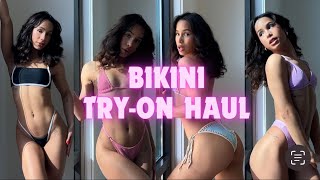 BIKINI TRYON HAUL  THESE ARE MY FAVORITES😋🥰 bikini tryon modeling [upl. by Luapnaej433]