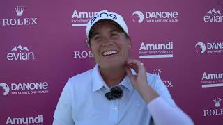 Lauren Coughlin Saturday Flash Interview 2024 The Amundi Evian Championship [upl. by Schaaff]