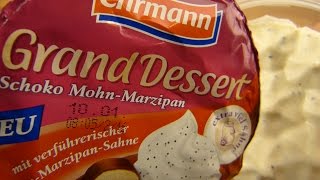 Ehrmann  Grand Dessert Poppy Seed  Mohn amp Marzipan [upl. by Nerrot628]