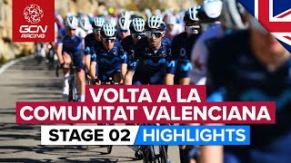 Vuelta a la Comunidad Valenciana Espana Spain Tour of Valencia 2024 Stage 2 La Drova Barx Highlights [upl. by Also]