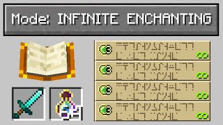 Minecraft UHC but with INFINITE Enchants [upl. by Gitlow305]