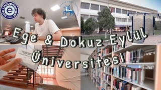 Ege Üniversitesi amp Dokuz Eylül Üniversitesi Turu📚  Üniversite Karşılaştırma [upl. by Latrice]