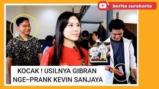 Usilnya Gibran NgePrank Kevin Sanjaya Sampai Ngakak  Beri Gantungan Kunci Wajahnya Versi Upin Ipin [upl. by Nodnorb]