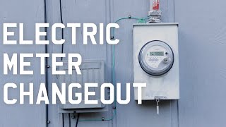 Electric Meter Changeout [upl. by Claudius]