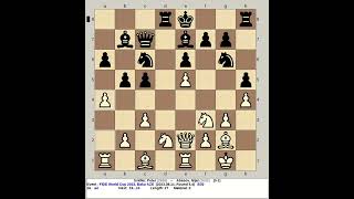 Svidler Peter vs Abasov Nijat  FIDE World Chess Cup 2023 Baku Azerbaijan [upl. by Jez832]