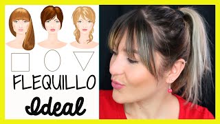 ▶Tipos de FLEQUILLO 👧 Según la forma de TU ROSTRO [upl. by Manara12]