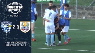 Calcio Promozione  MacomeresePorto Torres 20 Highlights [upl. by Eenalem257]