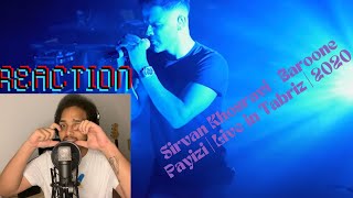 Sirvan Khosravi  Baroone Payizi  Live in Tabriz  2020 REACTION [upl. by Nesila]