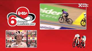 Lotto Zesdaagse Gent  2023  DAG 4  Interview Lotte Kopecky [upl. by Lougheed]