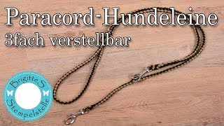 Paracord Hundeleine 115 bis 18m 3fach verstellbar [upl. by Raven]