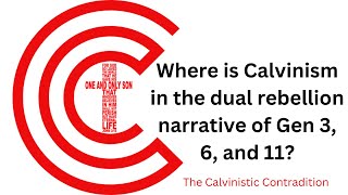 Where is Calvinism in the dual rebellion narrative of Gen 3 6 and 11 [upl. by Radnaskela]