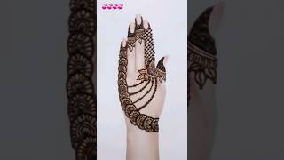 😱🔥😱🔥simple mehndi designs 👌mehndidesign henna vairalshort tranding shorts simple backhand [upl. by Oettam]