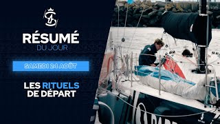 Les rituels de départ  La Solitaire du Figaro Paprec 2024 [upl. by Infield]