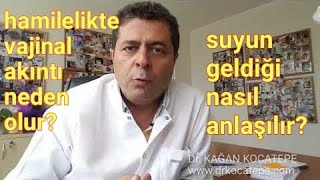 Hamilelikte su gelmesi nasıl anlaşılır  Vajinal akıntı neden olur [upl. by Brietta778]