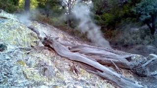 APERTURA DE UN GEISER EN EL VOLCAN DE LOS AZUFRES MICHOACAN [upl. by Glenda]