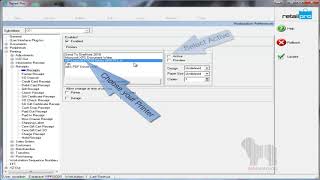 Defaulting Receipt Printers In Retail Pro v9 [upl. by Anait]