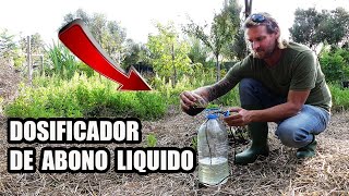 ABONO LIQUIDO 💧 Directo a tu Huerto Ecológico o Bosque de alimentos 🌳 [upl. by Engel]