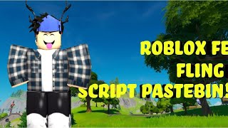 Roblox fling script pastebin 2024 [upl. by Yramliw]