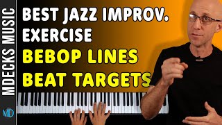 Mastering Your Rhythmic Intuition on Bebop Lines with Beat Targeting jazzpianolessons [upl. by Etnaihc]