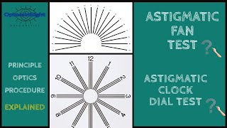 Astigmatic Clock Dial and Fan Test Principles Optics and Procedure [upl. by Alfonso488]