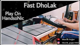 Fast Remix Style Dholak Patch Pattern On Roland Spd30 Octapad Handsonic by Bhavik Gajjar [upl. by Irtimid257]