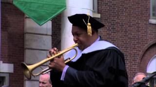 Wynton Marsalis Plays quotWhen the Saints Go Marching Inquot at UVM Commencement [upl. by Hansel715]