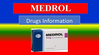 MEDROL   Generic Name  Brand Names How to use Precautions Side Effects [upl. by Saire]