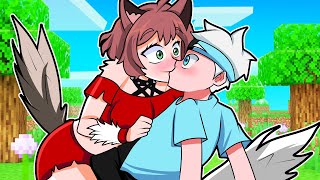 GOTEN BEIJOU a GAROTA LOBO no Minecraft [upl. by Amliw]