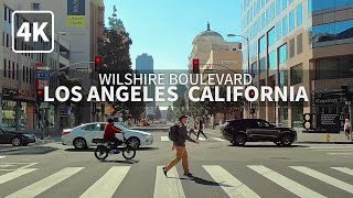 Full Version Driving Wilshire Boulevard in Los Angeles Santa Monica to Downtown LA California 4K [upl. by Loydie604]