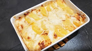 Creamy Potato Casserole  Tejszínes rakott krumpli [upl. by Borlow]