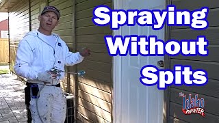 Paint sprayer tips Spraying Without Getting Spits Airless Paint Sprayer Instructions amp Tips [upl. by Hakaber806]