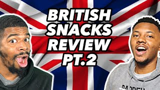 AMERICANS TRY BRITISH SNACKS  British Snacks Review pt2 [upl. by Rosenthal]