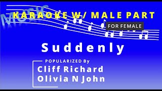 Suddenly by Olivia Newton John amp Cliff Richard karaoke Duet Male part [upl. by Naujed959]