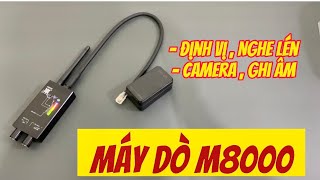 Máy Dò M8000  Máy Phát Hiện Định Vị Nghe Lén Tốt Nhất  Thiết Bị Phát Hiện Camera Quay Lén Cao Cấp [upl. by Arateehc861]