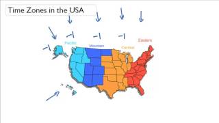 Time Zones in USA [upl. by Letsirhc]