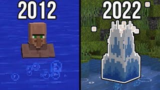 minecraft splashes 2012 vs now [upl. by Jez845]