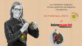 Recette de cuisine 7  Les côtelettes dagneau et leur jardinière de légumes à la plancha [upl. by Nybor]