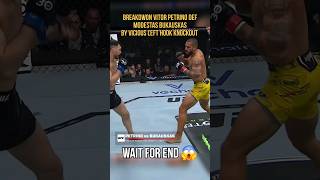 Vitor Petrino Win Modestas Bukauskas by Left Hook knockout 😱 shorts viral trending mma ufc [upl. by Mateo]