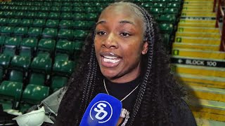 Claressa Shields RAW Adrien Broner ON STREET STUFF REACTS to Savannah Marshall WIN [upl. by Latsyrd]