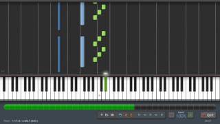 BachPrelude in C Well Tempered Clavier Book Piano Tutorial by PlutaX [upl. by Drehcir]