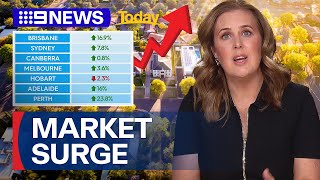 Experts warn Australias housing market growth is unsustainable  9 News Australia [upl. by Maurice601]