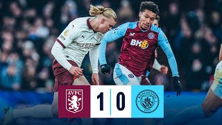 HIGHLIGHTS DEFLECTED STRIKE SEES CITY DEFEATED AT VILLA  Aston Villa 10 City  Premier League [upl. by Won96]